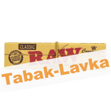 Бумага самокруточная RAW - KING SIZE - Connoisseur Classic + 32 TIPS (32 шт)