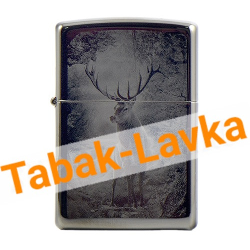 Зажигалка Zippo 49059 - Deer Design - Black Ice®