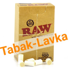 Фильтры для самокруток 8мм RAW Regular Cotton (100 шт в коробке)