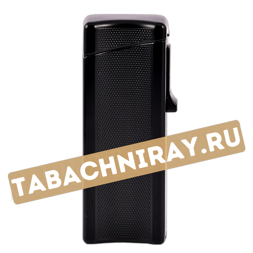 Зажигалка сигарная EuroJet 221014 - Turbo (black) с пробойником