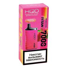 POD система HQD - TITAN - Яблоко - Персик (7000 затяжек) - 2% - (1 шт.)