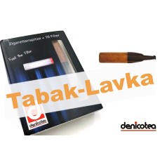 Мундштук Denicotea Briar-Cumberland Cigarette Holder 20247 with 10 filters