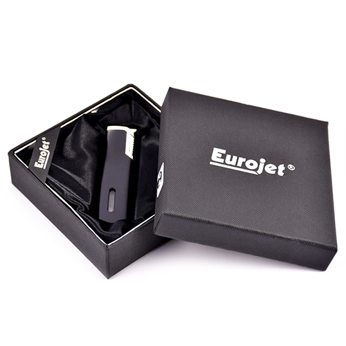 Зажигалка EuroJet 251045 - Turbo (Black Silver)