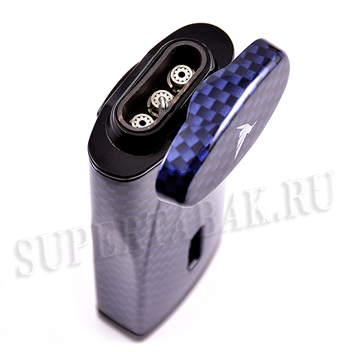 Зажигалка Colibri Monaco - LI 880 T13 (Carbon Fiber - Blue)