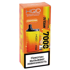 POD система HQD - TITAN - Энергетик (7000 затяжек) - 2% - (1 шт.)