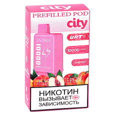 Картридж City Energy 10.000 - Ледяной персик (1 шт.)