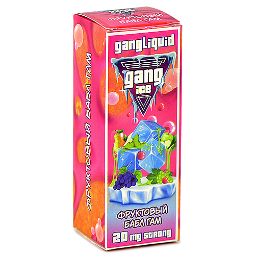 Жидкость для эл. сигарет - Gang Ice - Фруктовый бабл гам - (30 мл)