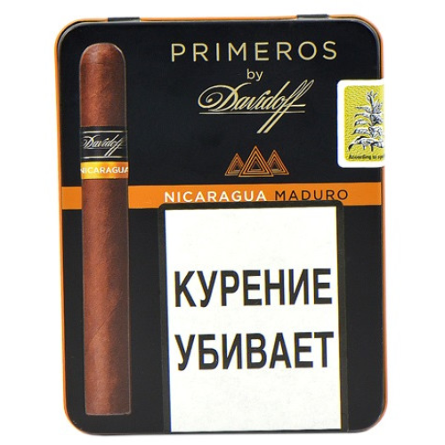 Сигариллы Davidoff Nicaragua Maduro Primeros 6шт (черные)