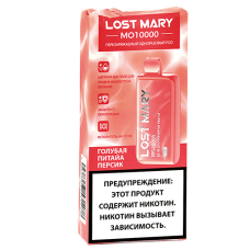 УЦЕНЕННАЯ POD система Lost Mary - MO (10.000 затяжек) - Голубая Питайя - Персик - 2% - (1 шт.)