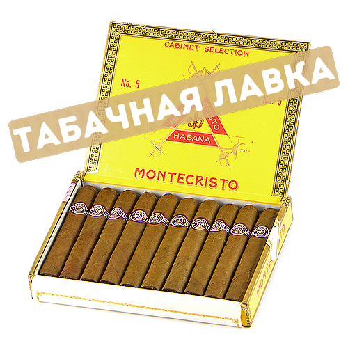 Сигара Montecristo №5 (Коробка 10 шт)