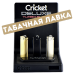 Зажигалка Cricket De Luxe (заправляемая) Steel