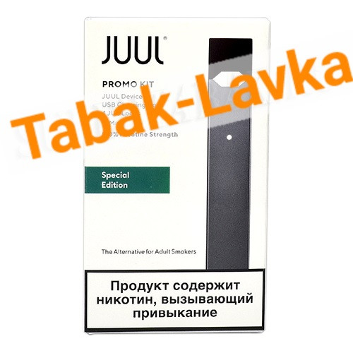 Система JUUL - Labs (8W, 200 MAh) - Графит (+4 картриджа Mint)