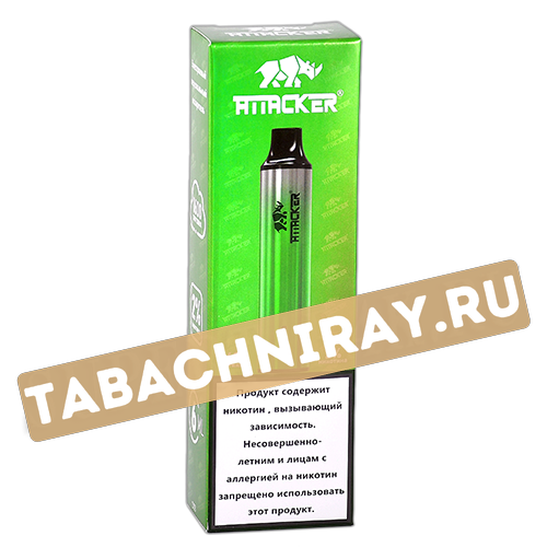 Одноразовый электронный испаритель Attacker D-03 - Гуава (1600 затяжек) Sale !!!