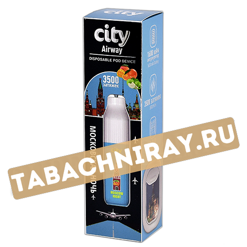 POD система City - Airway 3500 затяжек - Московская ночь (Фруктовый микс) - 1.8% - (1 шт)