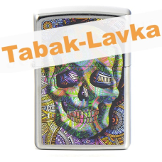 Зажигалка Zippo 49140 - Geometric Skull Design