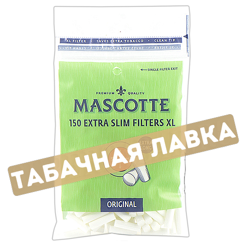 Фильтры для самокруток 5.3 мм Mascotte EXTRA LONG Extra Slim (150 шт)