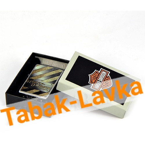 Зажигалка Zippo 207 - HD Metall Striped Harley Davidson