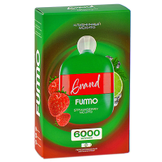 POD система Fummo - Grand 6000 затяжек - Клубничный мохито - 2% - (1 шт.)