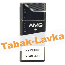 Сигареты AMG Super Slims 100 мм - BLACK (МРЦ 160)