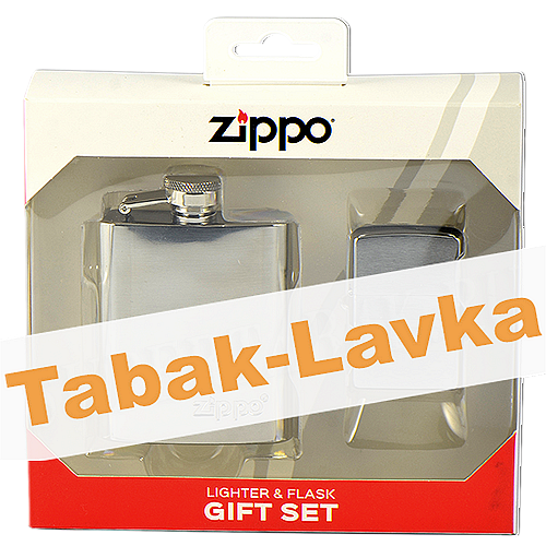 Набор Zippo Зажигалка+Фляжка 89 мл (49358)