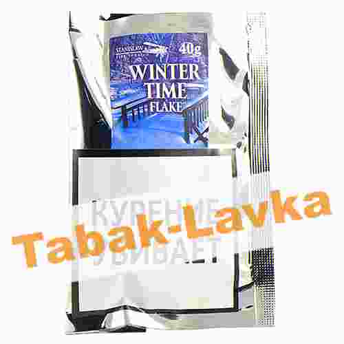 Табак трубочный Stanislaw - Winter Time Flake (КИСЕТ 40 гр)