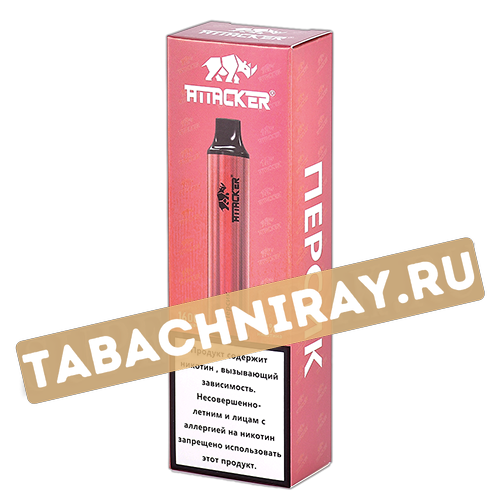 Одноразовый электронный испаритель Attacker D-03 - Персик (1600 затяжек) Sale !!!