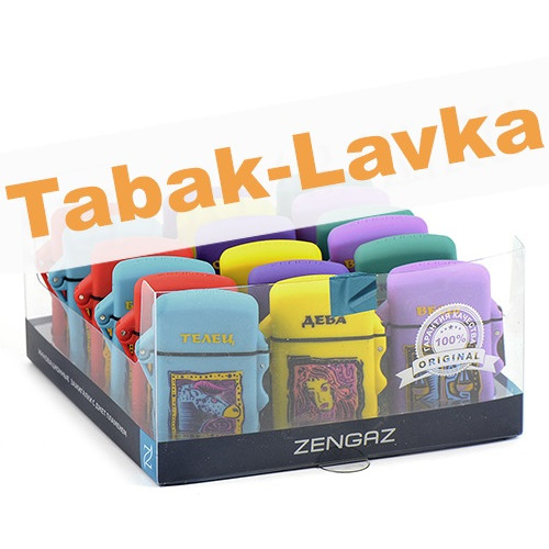 Зажигалка турбо Zenga Case Jet ZL-4 Zodiac (арт.97341)