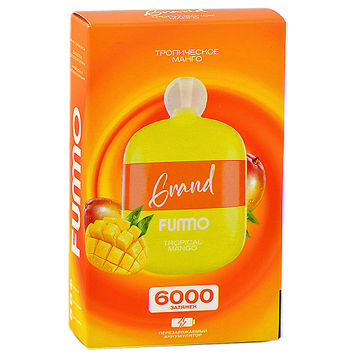 POD система Fummo - Grand 6000 затяжек - Тропическое манго - 2% - (1 шт.)