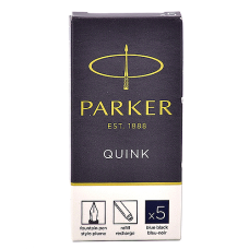 Картридж PARKER - Quink Z11 - Тёмно-синие для перьевых ручек (CW1950385) - 5 шт