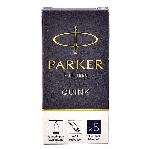 Картридж PARKER - Quink Z11 - Тёмно-синие для перьевых ручек (CW1950385) - 5 шт