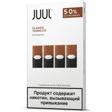 Картридж Juul Labs x4 JUUL Табак (59 мг)