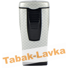 Зажигалка Colibri Monaco - LI 880 T11 (Carbon Fiber - Silver)