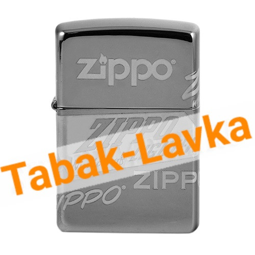 Зажигалка Zippo 49051 - Zippo Logo - Black Ice®