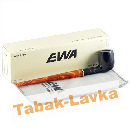 Трубка Ewa Voyage Black-orange 103 (фильтр 9 мм)