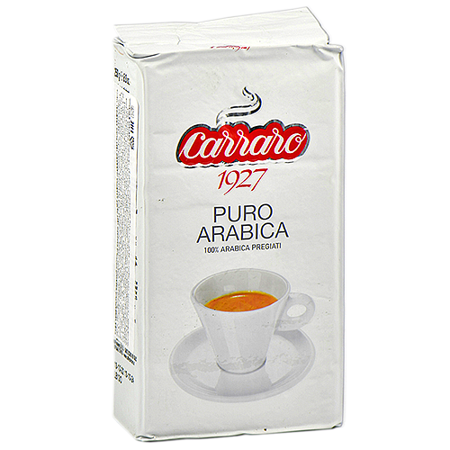 Кофе Caffe Carraro - Puro Arabica 100% (молотый 250 гр)