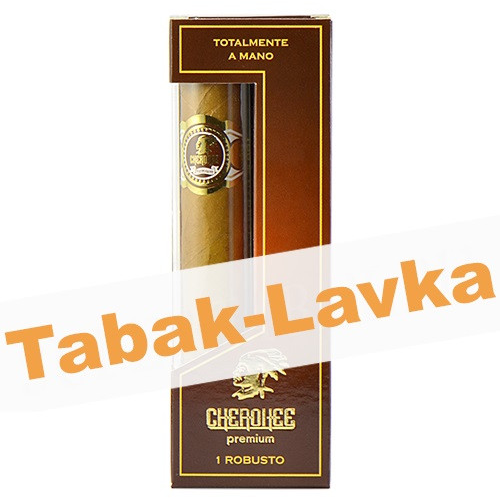 Сигара Cherokee Premium Robusto стеклянная туба 1 шт