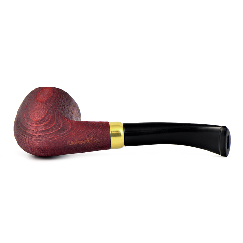 Трубка WoodPipe - Груша 003 - SandBlast Red - (фильтр 9 мм)