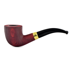 Трубка WoodPipe - Груша 003 - SandBlast Red - (фильтр 9 мм)