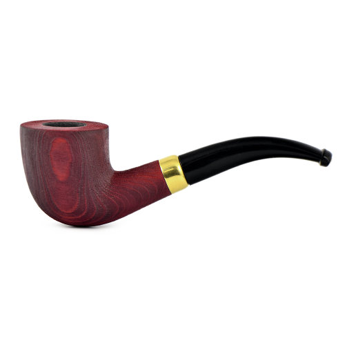 Трубка WoodPipe - Груша 003 - SandBlast Red - (фильтр 9 мм)