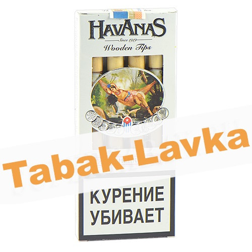 Сигариллы Havanas Wood Tip Cherry - 4 шт.