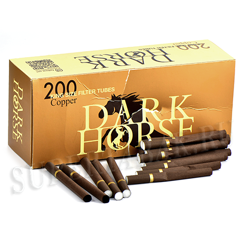 УЦЕНЕННЫЕ Сигаретные гильзы Dark Horse - Copper (200 шт.)