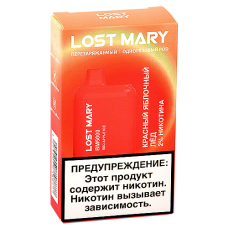 POD система Lost Mary - BM 5000 - Красный яблочный лёд - 2% - (1 шт.)