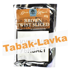 Табак Gawith & Hoggarth  Brown Twist Sliced (КИСЕТ 40 гр.)