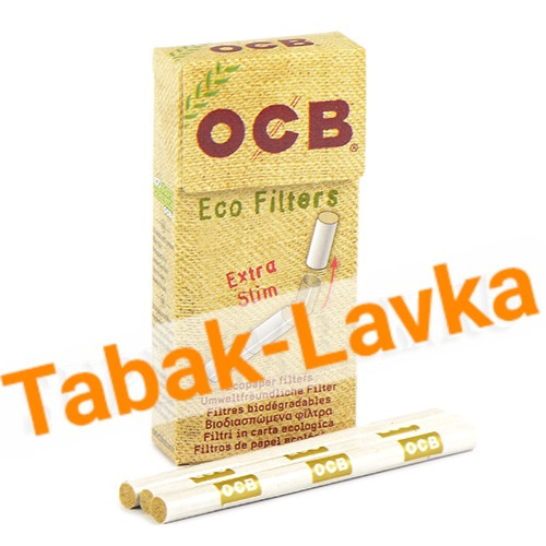 Фильтры для самокруток 5.7 мм OCB Extra Slim Eco Filters (в коробке) - 120 шт