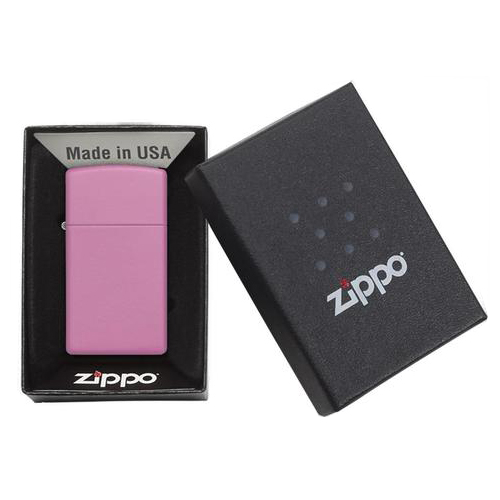 Зажигалка Zippo 1638 - Slim® - Pink Matte