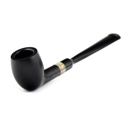 Трубка Peterson Speciality Pipes - Belgique - Ebony Silver Mounted (без фильтра)