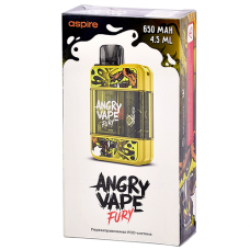 Многоразовая POD-система Brusko Angry Vape Fury - Yellow