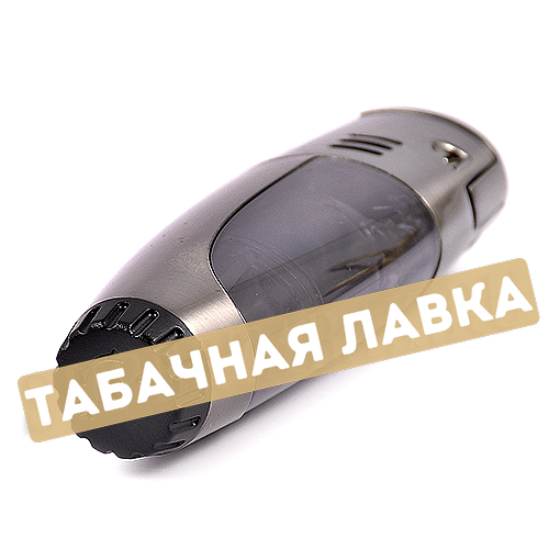 Зажигалка сигарная EuroJet 251006 - 2xTurbo Tonga (чёрн. никель)