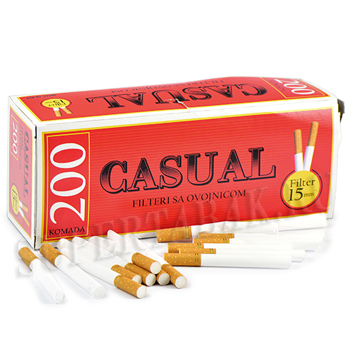 Уцененные Сигаретные гильзы Casual - 15мм (200 шт.)