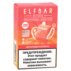 POD система Elf Bar - Pi 7000 - Фруктовые конфеты - 2% - (1 шт.)